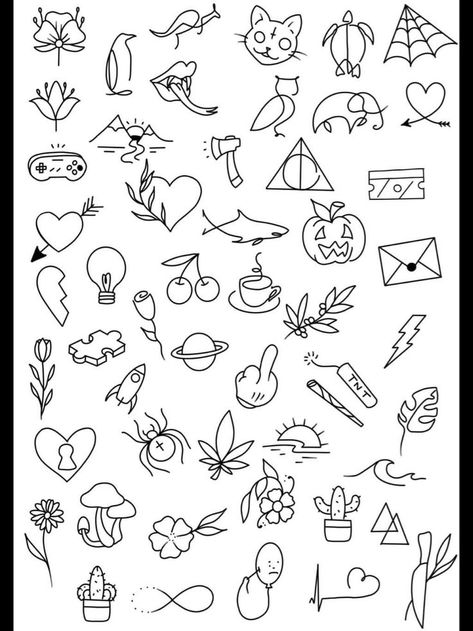 Pin by Йоана К. on tats | Small hand tattoos, Cute tattoos, Tattoo style drawings Diy Tatoos, Simple Line Tattoo, 16 Tattoo, Pola Tato, Beginner Tattoos, Petit Tattoo, Sharpie Tattoos, Tattoo Outline Drawing, Flash Tattoo Designs