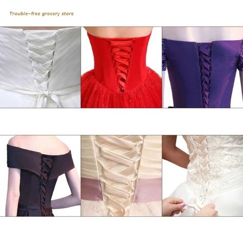 Just found this amazing item on AliExpress. Check it out! $1.78 | 118Inch Wedding Dress Zipper Replacement Adjustable Corset Back Kit Lace-Up Satin Ribbon Ties for Bridal Banquet Evening Gown Gowns Corset, Wedding Dresses Corset, Corset Back, Corset Lace, Dress Zipper, Bridal Gown, Satin Ribbon, Evening Gown, Satin Fabric