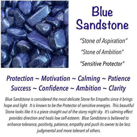 Blue Goldstone Meaning, Goldstone Meaning, Stone Meanings, Blue Sand Stone, Healing Crystals Meanings, Blue Granite, Blue Sandstone, Crystal Guide, Crystals Healing Properties