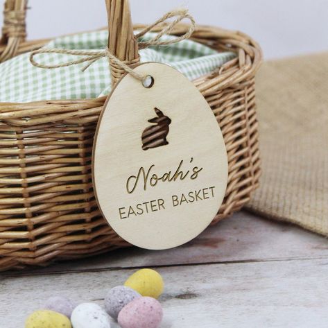 🐰🏷️ Get ready to hop into Easter with our Personalised Wooden Easter Basket Tags! 🌷🌟 Available in 4 adorable shapes - egg, circle, carrot, or bunny - they're the perfect addition to any Easter egg hunt! 🥚🎀 Attach them to your child's Easter basket or bag for a fun and personalised touch. 🎁🌸 Don't miss out on our range of personalised Easter gifts for kids! 🐣✨ Use Code EASTER10 for a 10% discount on our Easter Collection. 🛍️🌈 Find more details in our bio. 📲🐇 #EasterGifts #PersonalisedTag... Tag Shapes, Wooden Easter Basket, Nametags For Kids, Baby Easter Gifts, Basket Tags, Easter Favors, Easter Gathering, Easter Gift Tag, Easter Basket Tags