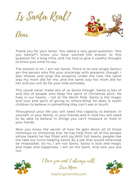 Is Santa Real? - A Letter Explaining Santa Claus To Your Kids Explaining Santa, Is Santa Real, Letter Explaining Santa, Santa Real, Letters From Santa, Santa Claus Letter, Santa Letters, Christmas Scavenger Hunt, Printable Games For Kids