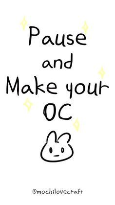 Things To Draw When You’re Bored, Oc Maker Pause Challenge, Draw Your Ocs Like This, How To Make An Oc, Make An Oc Challenge, Oc Maker Challenge, Oc Randomizer, Cute Oc Ideas, Pause Challenge