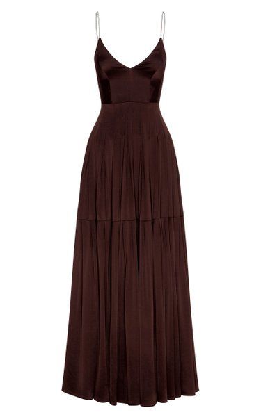 Alex Perry, Ankle Length Dress, Tiered Maxi Dress, Mode Inspo, Fancy Dresses, Dream Dress, Moda Operandi, Silk Satin, Pretty Dresses