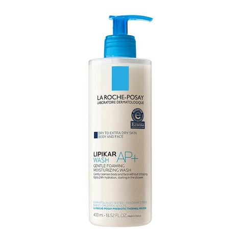 La Roche-Posay Lipikar Wash AP Moisturizing Body & Face Wash La Roche Posay Lipikar, Good Sunscreen For Face, Best Body Wash, Thermal Water, Extra Dry Skin, Roche Posay, Gentle Cleanser, Moisturizing Body Wash, Moisturizer For Dry Skin