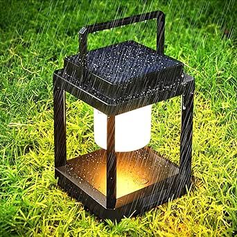 Motyeowe Outdoor Solar Table Lamp, Portable Rechargeable Waterproof Solar Lanterns Outdoor, Cold and Warm Light with Adjustable Brightness for Patio, Camping, Walking, Hanging（Upgraded Version） Outside Solar Lamp, Solar Outside Lights, Garden Lamps Outdoors Lowe's, Solar Lamp Post The Home Depot, Lanterns Outdoor, Solar Lamp Post Outdoor Lowe's, Solar Lanterns Outdoor, Portable Lantern, Daniel Island