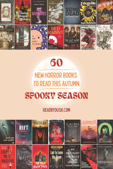 Horror Book Recommendations, Books In Autumn, Horror Books To Read, Best Horror Books, Scary Movie List, 2024 Books, Books 2024, Reading List Challenge, Book Wishlist