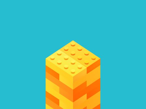 10000 Layers Of Legos | @2x Lego Poster, Lego Animation, Lego Creative, Lego Pieces, Lego Design, Motion Graphics Animation, Animated Drawings, Motion Graphics, Art Direction