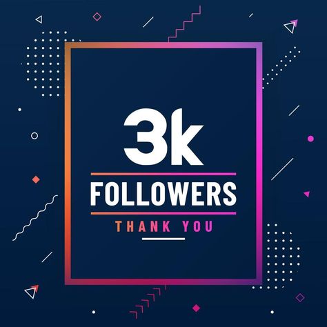 Thank you 3K followers, 3000 followers celebration modern colorful design. 3k Followers Thanks, 6000 Followers, 1k Followers Background Editing, Fall Wallpaper Tumblr, 3000 Followers, B Letter Images, Red Background Images, Letter Images, Cake Roll