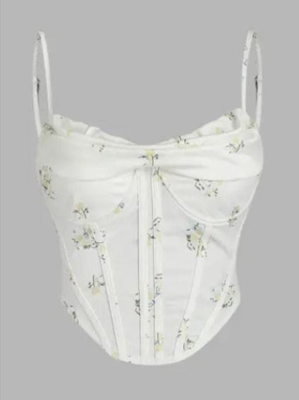 #affiliate #affiliatemarket #affiliatelink #croptop #corsettops #corset #aestheticclothes #fasion #aesthetic #womensclothing #aestheticfashion #croptops Cute Corset, White Corset Top, Floral Bustier, Corset Shirt, White Corset, Cute Tank Tops, Cute Style, Floral Crop Tops, Really Cute Outfits