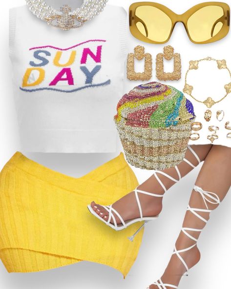 Summer time fine 🌞🌞🔥🔥 Brunch Fits, Modest Fall Outfits, Outfit Ideas Everyday, Outfit Ideas For Spring, Outing Outfit, Bratz Inspired Outfits, Spring Outfit Ideas, Outfit Styles, Stylish Summer Outfits