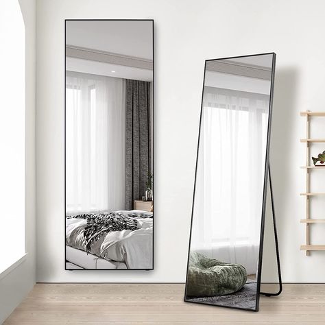 FULL LENGTH MIRROR - long and big enough for you to sweep your entire figure from head to toe while getting ready. Add a more functional and decorative touch to room, Big Mirror In Bedroom, Stand Up Mirror, Full Length Mirror Stand, Mirror For Bedroom, Full Length Mirrors, Long Mirror, Full Length Floor Mirror, Floor Standing Mirror, Big Mirror