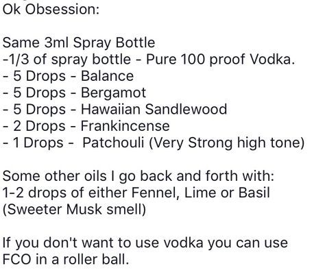 Obsession cologne recipe made with only essential oils! Essential Oil Perfume Recipes With Vodka, Cologne Recipes, Perfume Formula, Essential Oil Cologne, Diy Perfumes, Perfume Oil Recipes, Perfume Blends, Essential Oil For Men, Essential Oil Perfumes Recipes