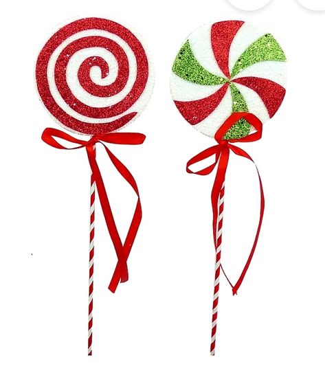 Christmas Lollipop Decorations, Big Lollipops, Eyes Features, Large Lollipops, Lollipop Decorations, Candy Cane Decorations, Canes Decor, Christmas Lollipops, Candy Ornaments