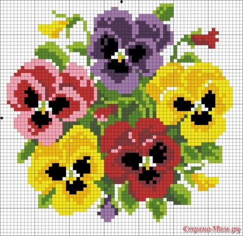 Hi all! I create digital cross-stitch patterns. Of all the options, I love flowers. I offer my small selection of floral cross-stitch patterns. Cross Stitch Cushion, Pola Kristik, Cross Stitch Patterns Flowers, Pola Sulam, Vintage Cross Stitches, Floral Cross Stitch, Cross Stitch Rose, 자수 디자인, Simple Cross Stitch