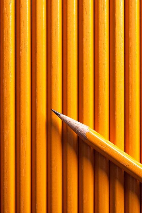 Why pencils are yellow, why only Americans use #2 pencils, and more interesting facts about pencils and the history of the pencil you never knew. Pencil Aesthetic, Pencil Crafts, Yellow Pencil, All We Know, The Pencil, Erasers, Mechanical Pencils, Interesting Facts, Black Crystals