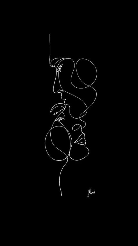 Plakat Design Inspiration, Iphone Art, 타이포그래피 포스터 디자인, Drawing Wallpaper, White Drawing, Line Art Tattoos, Black Aesthetic Wallpaper, Minimal Art, Line Art Drawings