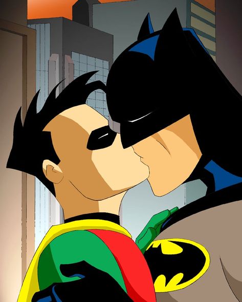 Batman Love, Dc Comics Superheroes, Batman And Robin, Batman Robin, Gay Wedding, Gay Art, Nightwing, Gotham City, Birthday Fun