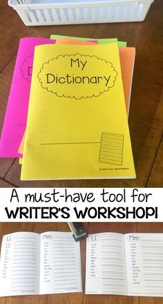 This STUDENT DICTIONARY includes ALL 220 DOLCH Sight Words, Fry's First 100 Words, additional word lists (common nouns, verbs, emotions, etc..), plus four different lined options! Each dictionary uses only 10 sheets of paper, and simple photo instructions are included on how to easily assemble this must-have classroom tool! This dictionary also comes in full-page format, too! $ My Dictionary, Student Dictionary, Second Grade Writing, Writing Corner, 3rd Grade Writing, 2nd Grade Writing, Ela Writing, 1st Grade Writing, 4th Grade Writing