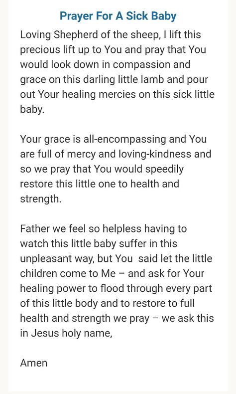 Prayers For Healing Sick Kids, Prayer For Healing Sick Children, Sick Child Quotes Mothers, Sick Baby Quotes, Prayer For Sick Child, Prayers For Sick Child, Baby Prayers, Sick Quotes, Family Prayers