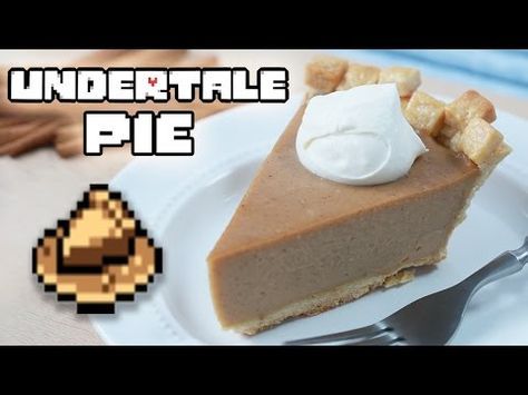 Undertale Food, Butterscotch Cinnamon Pie, Cinnamon Pie, Butterscotch Pie, Nerdy Nummies, Rosanna Pansino, Geek Food, S'mores, Köstliche Desserts