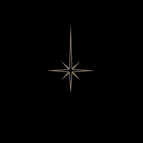 The North Star Aesthetic, The Morning Star Tattoo, Morning Star Aesthetic, Rising Star Tattoo, Men’s Star Tattoo, Morning Star Tattoo Design, North Star Logo Design, Art Deco Star Tattoo, North Star Tattoo Men