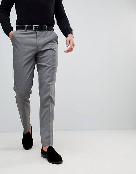 Grey Trousers Outfit Men, Grey Trousers Outfit, Trousers Outfit Men, Grey Pants Outfit, Smart Pants, Pants Outfit Men, Formal Men Outfit, Mens Casual Outfits Summer, Smart Casual Men