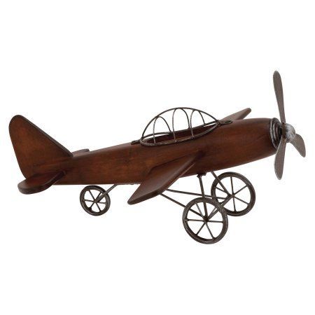 Metal Airplane, Wood Airplane, Wooden Airplane, Airplane Nursery, Airplane Decor, Vintage Airplane, Vintage Sculpture, Vintage Planes, Vintage Airplanes