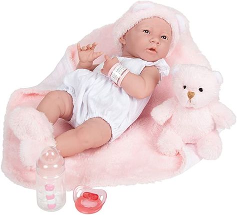 Boy Baby Doll, Baby Doll Set, Real Life Baby Dolls, Real Baby Dolls, Anne Geddes, Adorable Newborn, Reborn Baby Doll, Newborn Baby Dolls, Pink Blanket