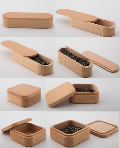 Wood Tea Box, Paper Clip Holder, Wood Box Design, Wooden Box Designs, Diy Pencil Case, Wooden Tea Box, Pen Pencil Holder, Stationery Organizer, Desk Stationery