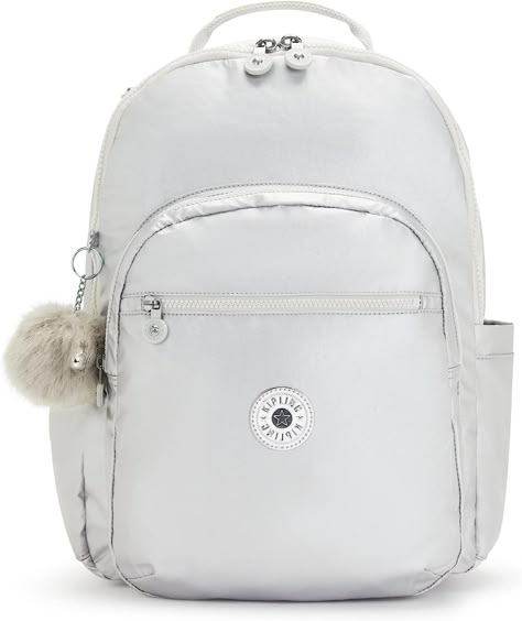 Kipling Bags, Backpack Reviews, Bags Aesthetic, Cute Bags, Laptop Backpack, Backpack Bags, Inside Pocket, Seoul, Shoulder Straps