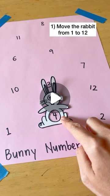 Fynn Sor | Happy Tot Shelf on Instagram: "Engage your little one with this playful bunny counting activity! Kids will love guiding their bunny 🐇 from number to number, honing skills in counting, sequencing, and matching.  👉🏻Recommended for ages 3 to 5.  ❤️ Comment below ‘COUNTING’ and I will send you my list of easy counting activities to build a strong numeracy foundation in your children!  . #LearningIsFun #HandsOnLearning #toddleractivities #PreschoolActivities #earlylearning #preschool" Number 19 Activities For Preschool, Number 5 Activity, Number 9 Activities For Preschool, Number Sequencing Activities, Numeracy Activities Preschool, Number Matching Activities, Nursery Activities 3-5, Number Games Kindergarten, Number Stories