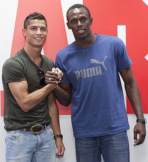 Cristiano-vs-Usain-Bolt-31-08-09 Usane Bolt, Jamaica Culture, Speed King, Sports Celebrities, Swami Vivekananda, Usain Bolt, Fastest Man, People Of Interest, Health And Fitness Articles