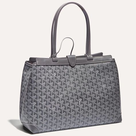 Goyard Bellechasse Biaude PM Bag in Grey - Meghan Markle's Handbags - Meghan's Fashion Bellechasse Goyard, Goyard Bellechasse, Meghan Markle, Handbags, Grey