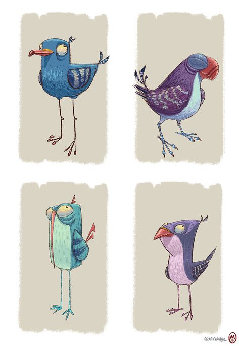 Sketches — OSCAR CARVAJAL Bird Cartoon, Animals Watercolor, Bird Sketch, Cartoon Birds, Character Design Animation, Bird Drawings, Bird Illustration, Cartoon Character Design, Illustration Inspiration