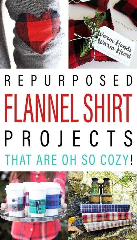 Flannel Projects, Upcycled Flannel, Cottage Market, Diy Event, Shirt Diy, Navidad Diy, Upcycle Recycle, Upcycle Projects, Cozy Flannel