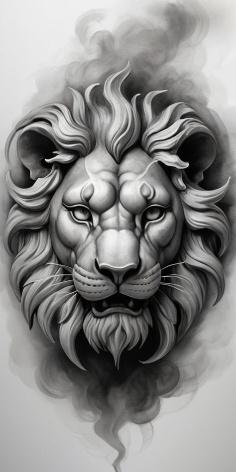 Roman Lion Tattoo, Roman Tattoo Design, Leones Tattoo, Leon Tattoo, Roman Tattoo, Lion Art Tattoo, Tiger Tattoo Sleeve, Lion Tattoo Sleeves, Mens Lion Tattoo