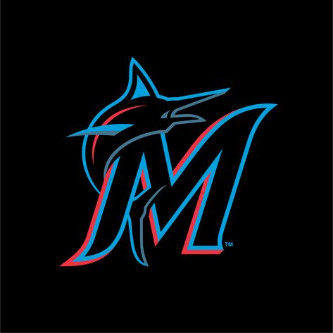 Miami Logo, Marlins Baseball, Mlb Wallpaper, Mlb Team Logos, Mlb Logos, Logo Wallpaper, Old Spice, Miami Marlins, Portland Trailblazers