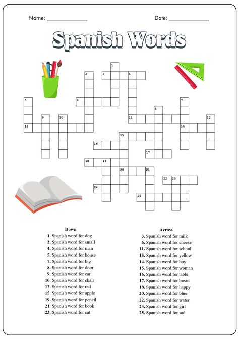 Spanish Word Search Free Printable, Spanish Class Worksheets, Spanish Activities For High School, Spanish Worksheets High School, Free Spanish Worksheets Printables, Spanish Worksheets For Kids Printables, Elementary Spanish Worksheets, Spanish Word Search, Activities For Thanksgiving