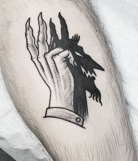 Puppet Tattoo, Satanic Tattoos, Shadow Tattoo, Hand Shadows, Evil Tattoos, Devil Tattoo, Demon Tattoo, Tattoo Zeichnungen, Scary Tattoos