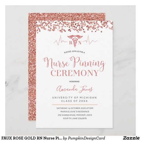 Nurse Grad Party Invitations, Nurse Pinning, Nurse Graduation Party, Marble Invitation, Pinning Ceremony Nurse, Pinning Ceremony, Ceremony Invitation, Minimalist Invitation, Rose Gold Invitations