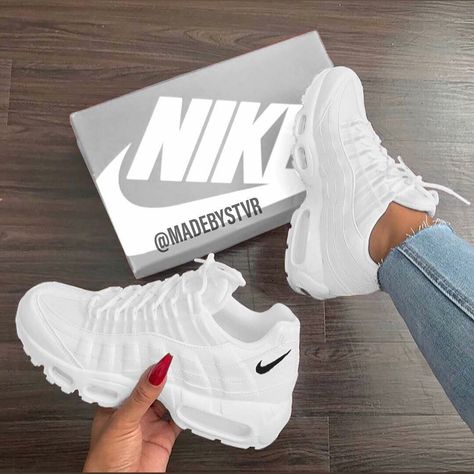 Nike Nike Air Shoes, Fresh Shoes, Cute Sneakers, Hype Shoes, Nike Air Max 95, Air Max 95, Shoe Closet, Women Sandals, Dream Shoes