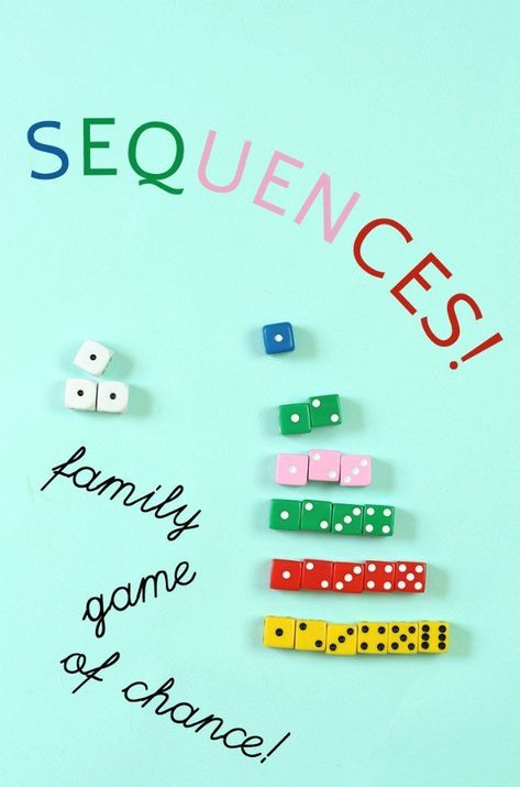 Sequences dice game is an old fashioned family game of chance. Night Humor, Family Games Night, Sequence Game, Games Night, Games For Family, Christmas Games For Family, Family Fun Night, Family Fun Games, Camping Games