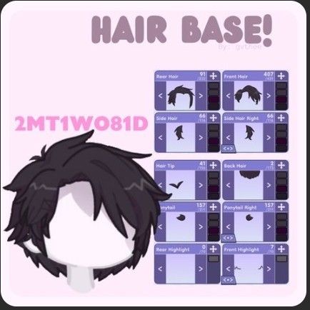 Gacha Life Male Oc Hair Ideas, Gacha Life 2 Male Hair Codes, Gacha Life 2 Hair Idea Male, Gacha Club Hair Tutorial, Gacha 2 Hair Ideas, Male Hair Gacha Club, Gl2 Male Oc, Gacha Life Male Hair, Gacha Club 2 Hair