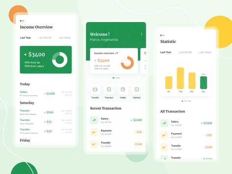 Money Manager - Financial Apps by Ghina Vita on Dribbble Financial Tracker, Financial Apps, Dashboard Mobile, Student Finance, Money Tracker, Android App Design, Money Saving Apps, Ui Ux App, Budget App