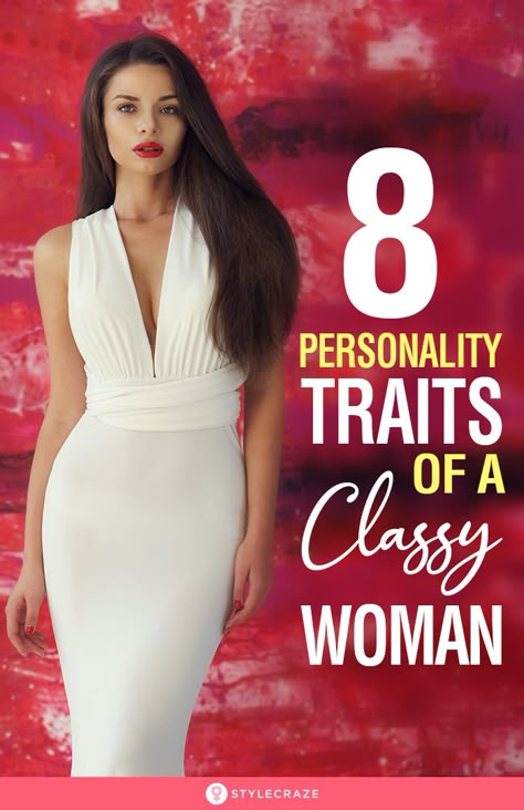 Being classy is when a woman has everything to flaunt but chooses not to show it. A classy woman knows kindness and how to present herself with elegance. It’s not about how much you have but how much you give back to the world in return. Here are some personality traits that all classy women possess and all young girls should follow! #Personality #PersonalityTraits #Trending #ClasssyWoman Being Classy, High Value Woman, How To Look Rich, Classy Girl, Dress Appropriately, Personality Traits, Give Back, Classy And Fabulous, Style Mistakes