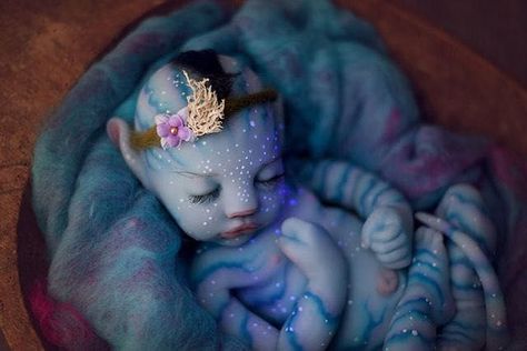 Avatar Baby Doll, Avatar Film, Avatar Babies, Horror Dolls, Avatar Pandora, Tiny Miracles, Silicone Reborn Babies, Realistic Baby Dolls, Pandora Avatar