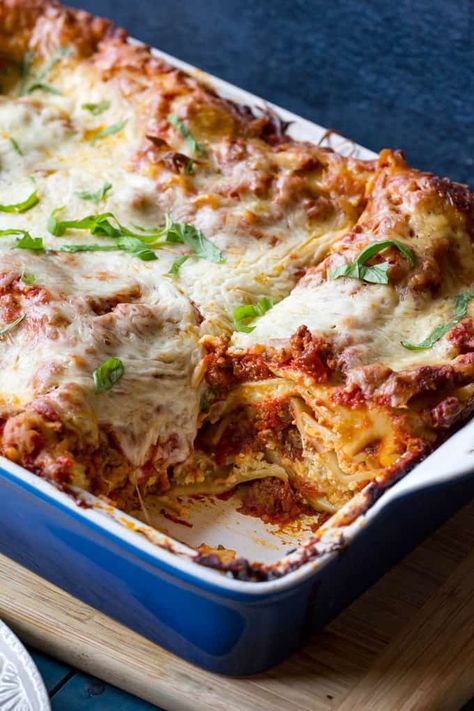 Traeger Lasagna | Homemade Pellet Grill Lasagna Traeger Lasagna, Smoked Lasagna, Lasagna Homemade, Quick Lasagna, Homemade Lasagna Recipe, Traeger Cooking, Homemade Lasagna Recipes, Electric Smoker Recipes, Homemade Caesar Salad Dressing