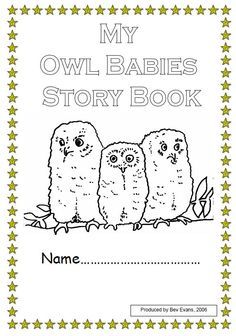 Book Activities Preschool, Owl Babies Book, Kindergarten Animals, Color Printables, Owl Activities, Baby Story Books, Owl Babies, Enchanted Woodland, Literature Activities