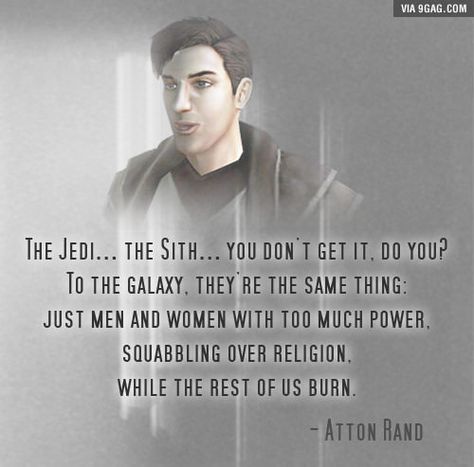 Perfectly sums up those space samurai. - 9GAG Atton Rand, Space Samurai, Kotor 2, Star Wars Kotor, Grey Jedi, Star Wars The Old, Star Wars Quotes, Star Wars Facts, Star Wars Men