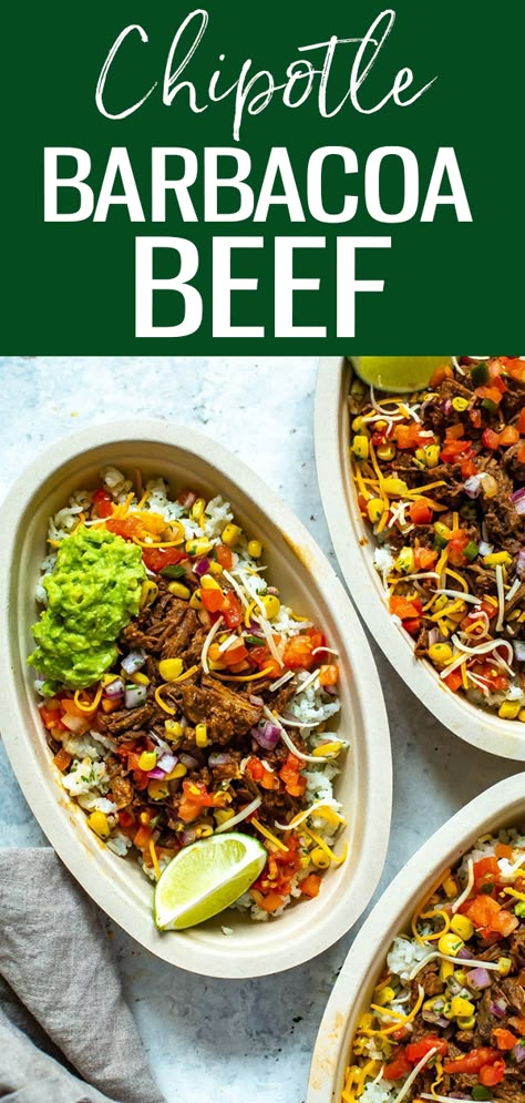 Instant Pot Barbacoa Beef, Beef Chipotle, Chipotle Barbacoa Recipe, Instant Pot Barbacoa, Chipotle Beef, Chipotle Copycat, Beef Barbacoa, Beef Burrito, Barbacoa Recipe